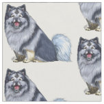 keeshond fabric