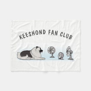 Keeshond Fan Club   Cool Keesie Lover's Fleece Blanket