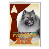 Keeshond Father's Day Card (Front)