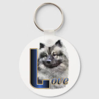 Keeshond Gifts Keychain