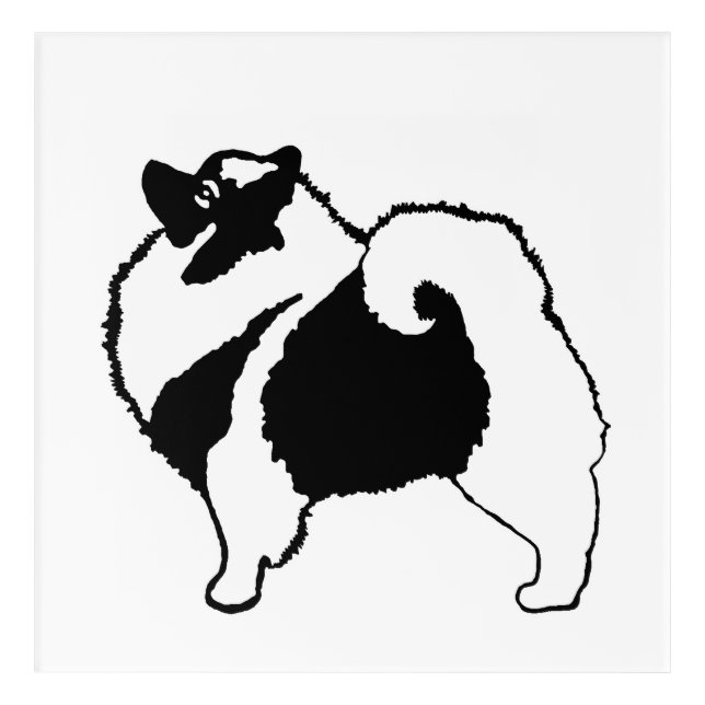 Keeshond Graphics  - Cute Original Dog Art (Front)