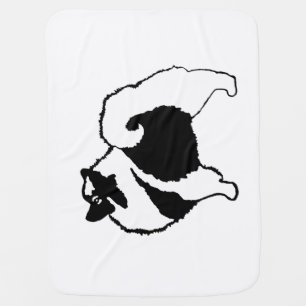 Keeshond Graphics  - Cute Original Dog Art Baby Blanket