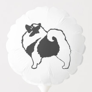 Keeshond Graphics  - Cute Original Dog Art Balloon