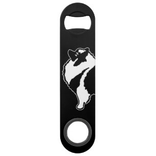 Keeshond Graphics - Cute Original Dog Art Bar Key