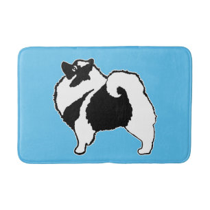 Keeshond Graphics - Cute Original Dog Art Bath Mat