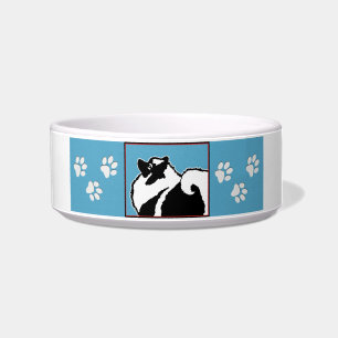 Keeshond Graphics  - Cute Original Dog Art Bowl
