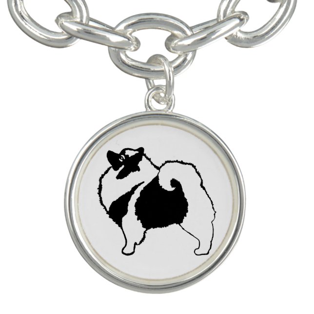Keeshond Graphics  - Cute Original Dog Art Bracelet (Design)