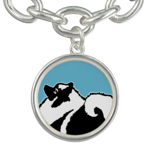Keeshond Graphics  - Cute Original Dog Art Bracelet
