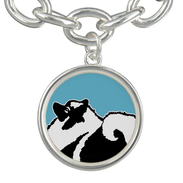 Keeshond Graphics  - Cute Original Dog Art Bracelet (Design)