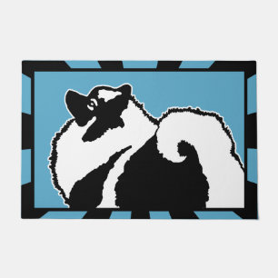 Keeshond Graphics - Cute Original Dog Art Doormat