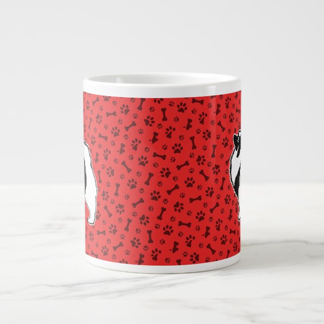 Keeshond Graphics  - Cute Original Dog Art Giant Coffee Mug (Front)
