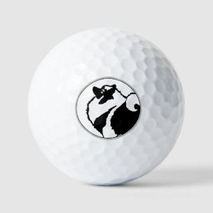 Keeshond Graphics - Cute Original Dog Art Golf Balls