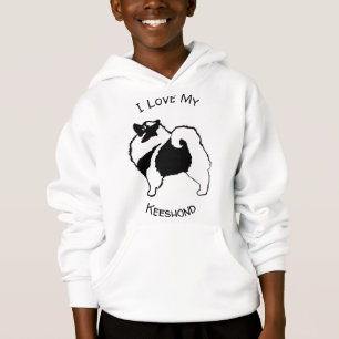 Keeshond Graphics  - Cute Original Dog Art Hoodie