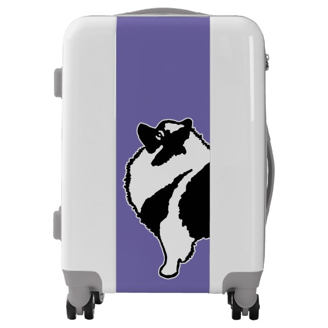 Keeshond Graphics  - Cute Original Dog Art Luggage (Front)
