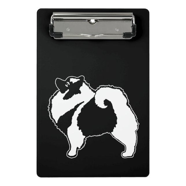Keeshond Graphics  - Cute Original Dog Art Mini Clipboard (Front)