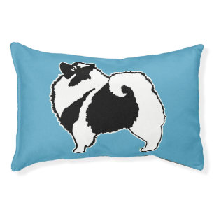 Keeshond Graphics - Cute Original Dog Art Pet Bed
