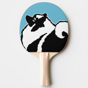 Keeshond Graphics - Cute Original Dog Art Ping Pong Paddle