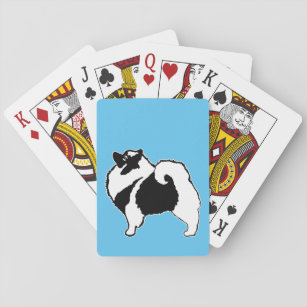 Keeshond Graphics  - Cute Original Dog Art Playing Cards