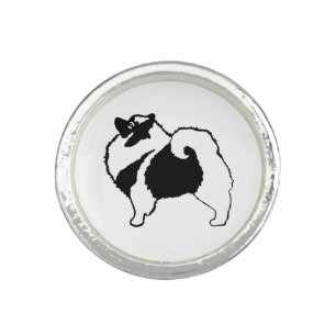 Keeshond Graphics  - Cute Original Dog Art Ring
