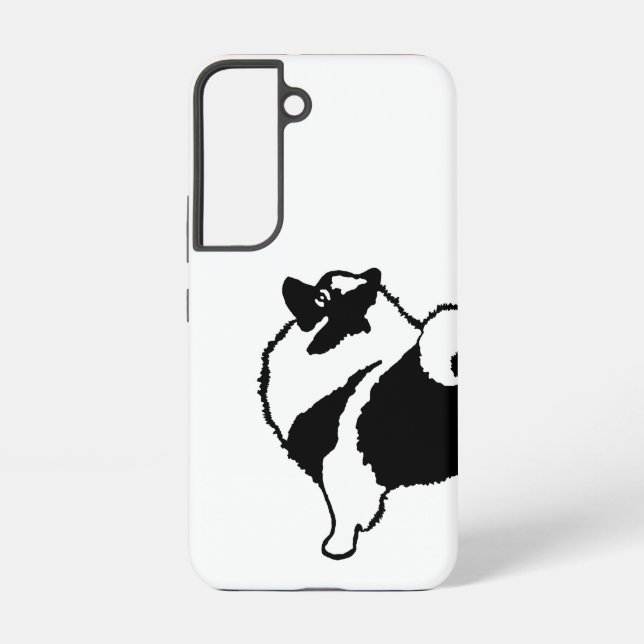 Keeshond Graphics  - Cute Original Dog Art Samsung Galaxy Case (Back)