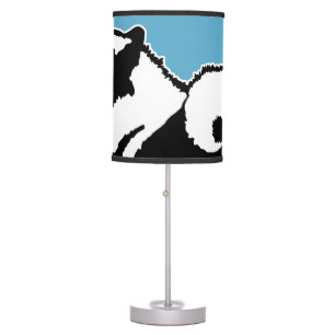 Keeshond Graphics  - Cute Original Dog Art Table Lamp