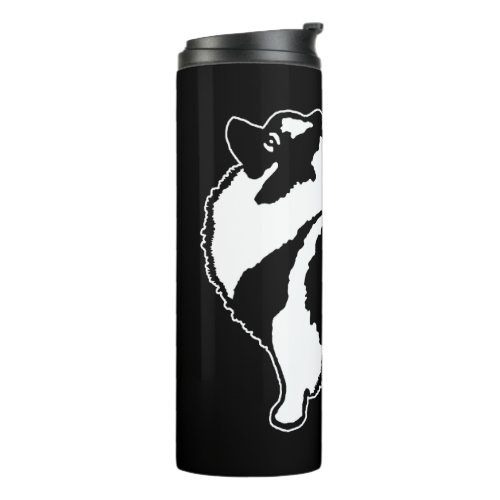 Keeshond Graphics  _ Cute Original Dog Art Thermal Tumbler