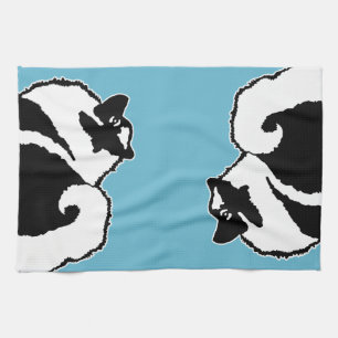 Keeshond Graphics - Cute Original Dog Art Towel