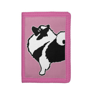 Keeshond Graphics - Cute Original Dog Art Trifold Wallet