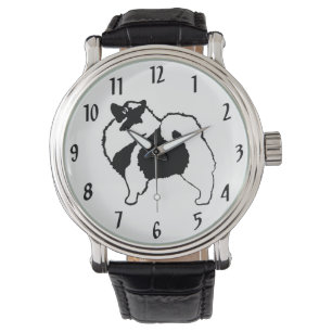 Keeshond Graphics - Cute Original Dog Art Watch
