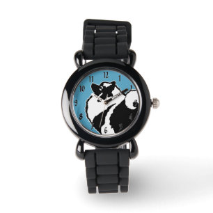 Keeshond Graphics  - Cute Original Dog Art Watch
