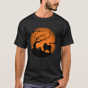 Keeshond Halloween T Shirt