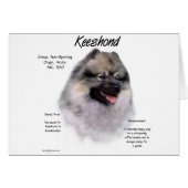 Keeshond History Design (Front Horizontal)