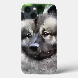 Keeshond Lovers Art Gifts iPhone 13 Case