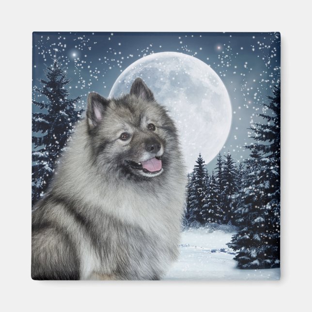 Keeshond Magnet (Front)