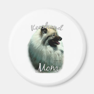 Keeshond Mom 2 Magnet