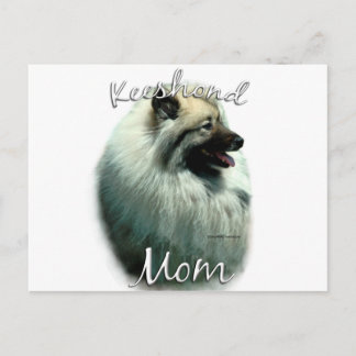 Keeshond Mom 2 Postcard
