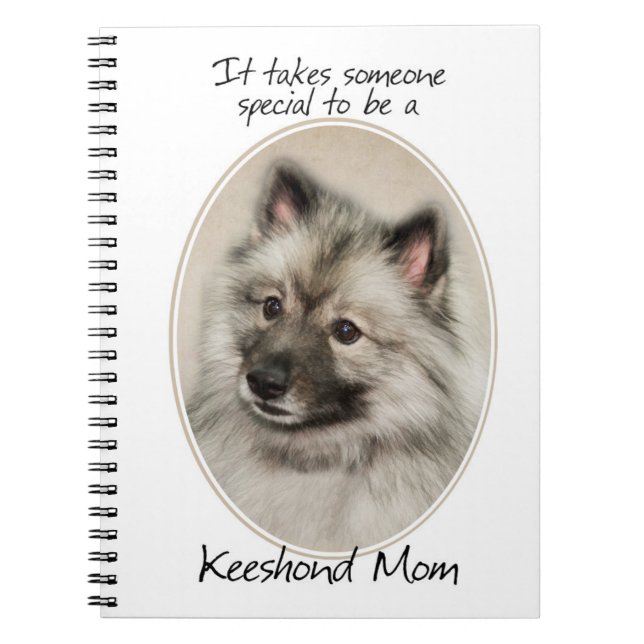 Keeshond Mom Notebook (Front)