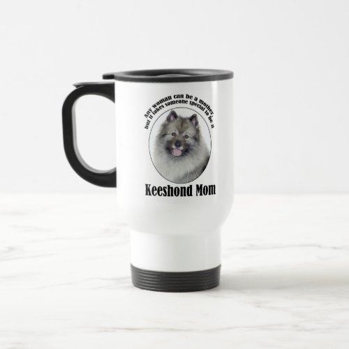 Keeshond Mom Travel Mug