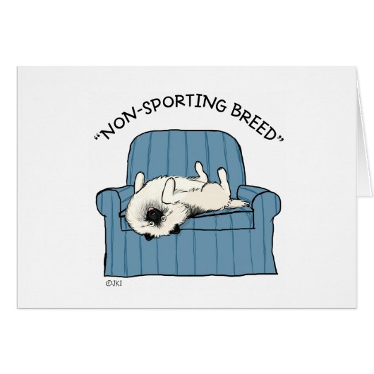 Keeshond "Non-Sporting Breed" Cards (Front Horizontal)