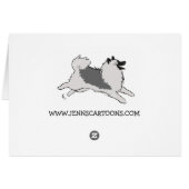 Keeshond "Non-Sporting Breed" Cards (Back Horizontal)
