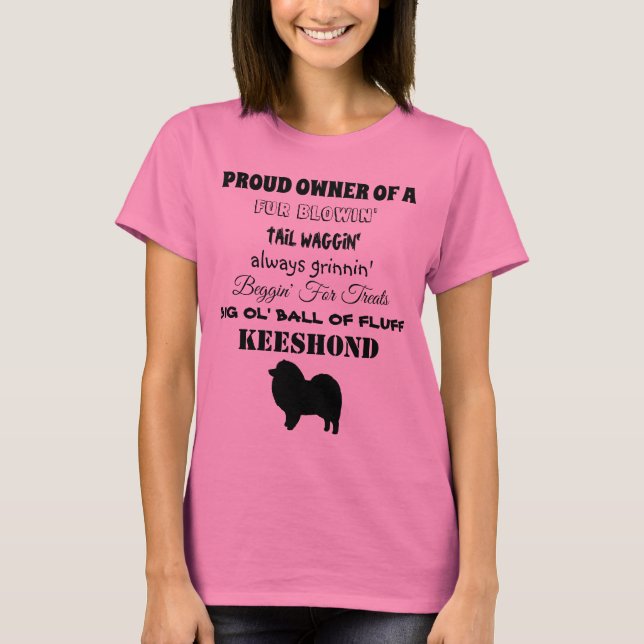 KEESHOND OWNER T-Shirt (Front)