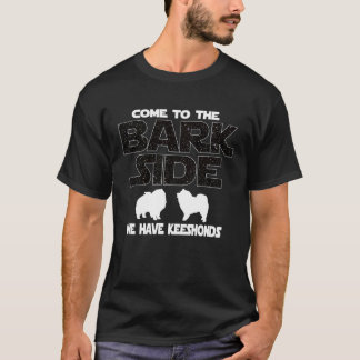 Keeshond Owners Come To The Bark Side T-Shirt