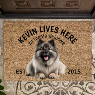 Keeshond Personalized Dog Lover Doormat