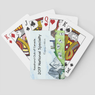 Keeshond Playing Cards
