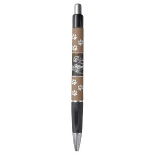 Keeshond Playtime Painting - Cute Original Dog Art Pen