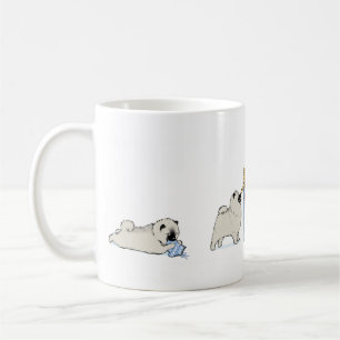 Keeshond Puppies Christmas Cute Keesie Holiday Coffee Mug