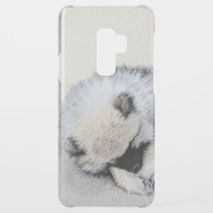 Keeshond Sleeping Puppy Painting Original Dog Art Uncommon Samsung Galaxy S9 Plus Case