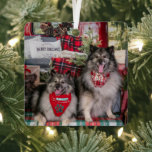 Keeshond truck ornament