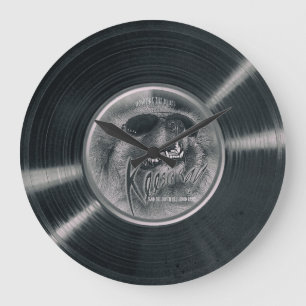 Keesie Ray time to rock clock! Large Clock