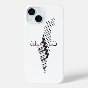Keffiyeh Palestine Pattern Map iPhone 15 Case